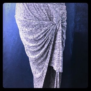 Rue 21 wrap sarong style hi low skirt